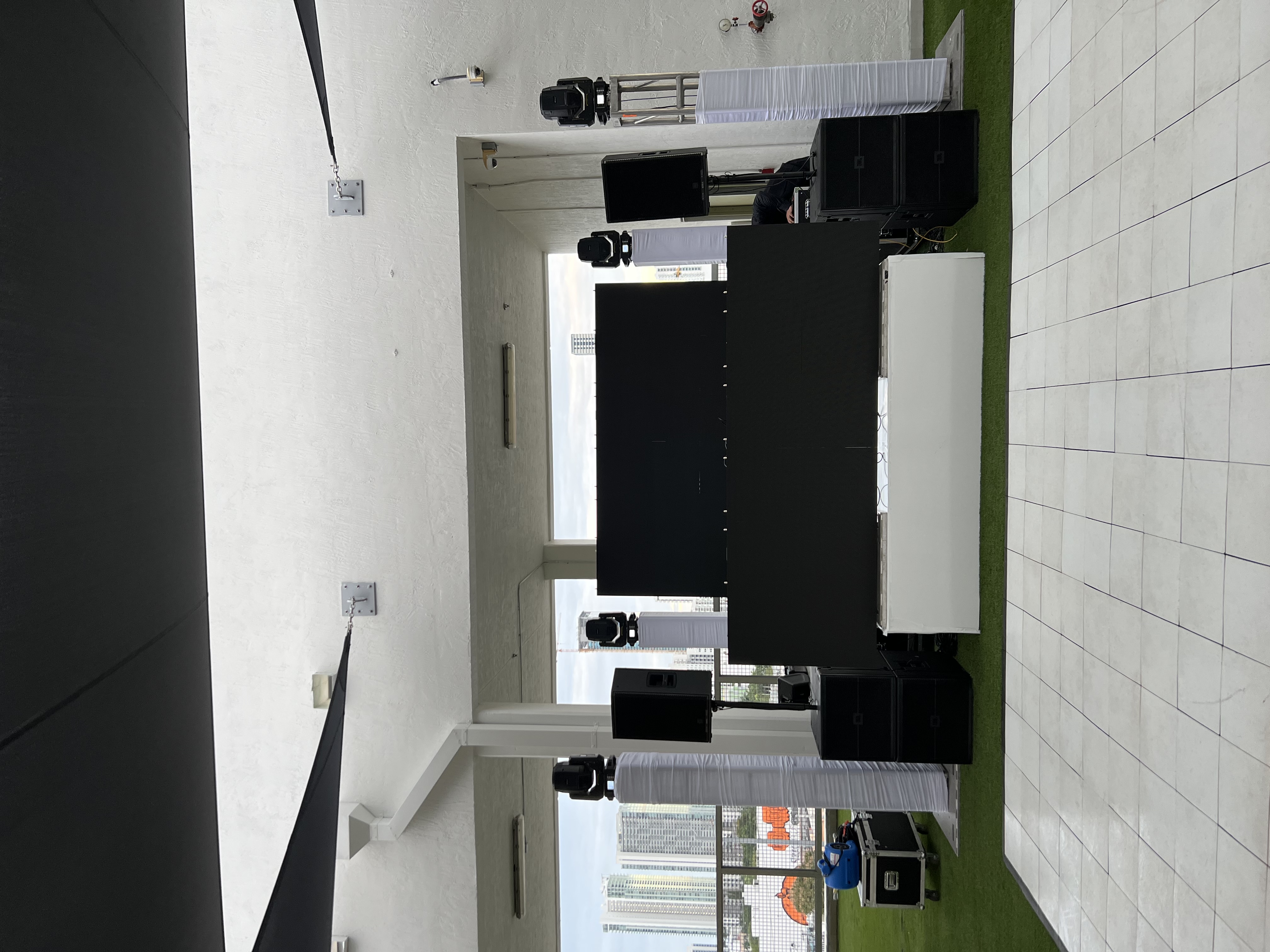 Heat District DJ booth setup
