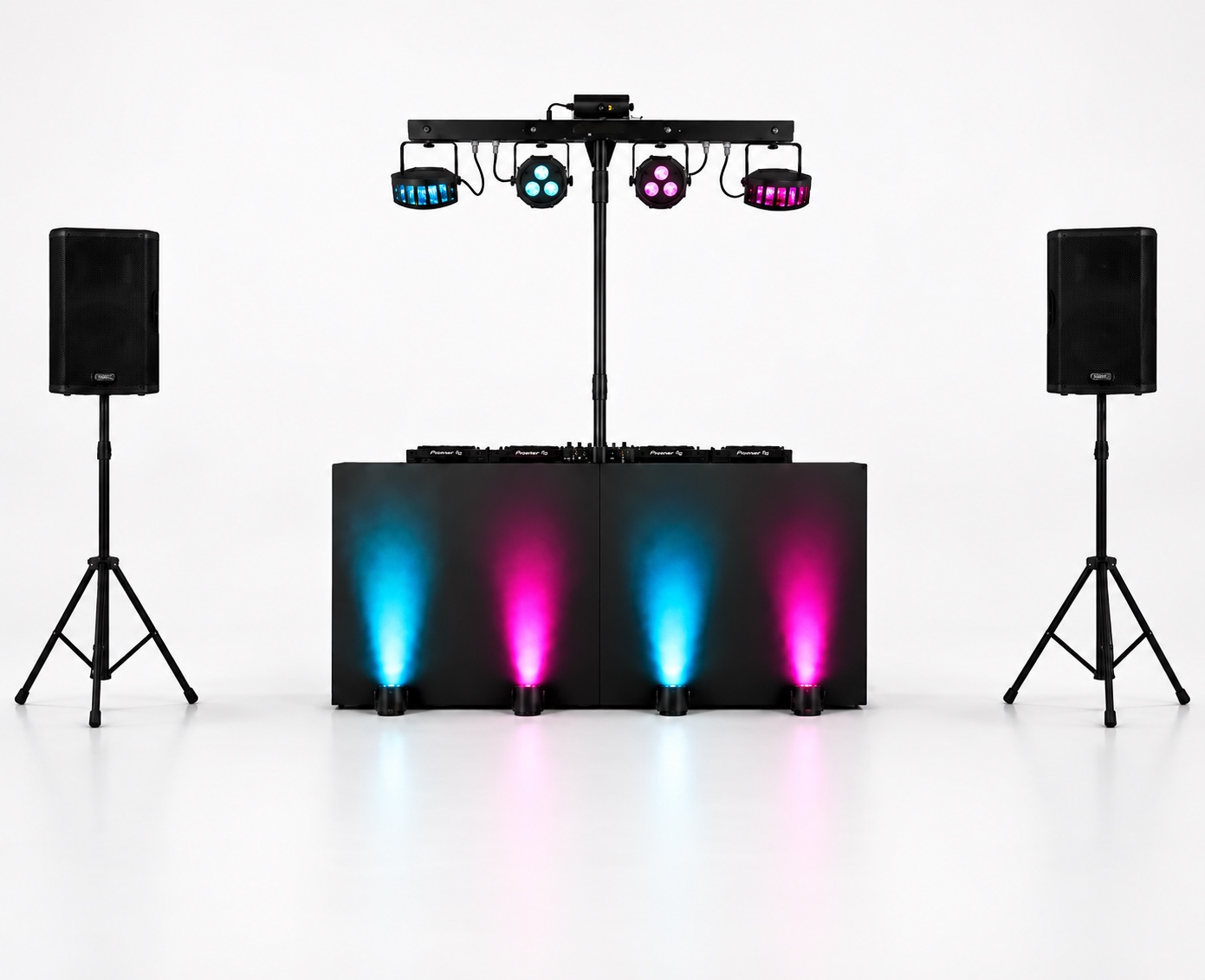 Backyard Party Package black DJ setup
