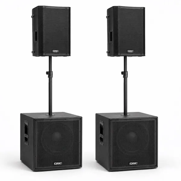 Complete sound system for DJ service